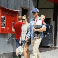 Ali Larter with husband Hayes MacArthur leaving Hugo's restaurant photos | Picture 77085